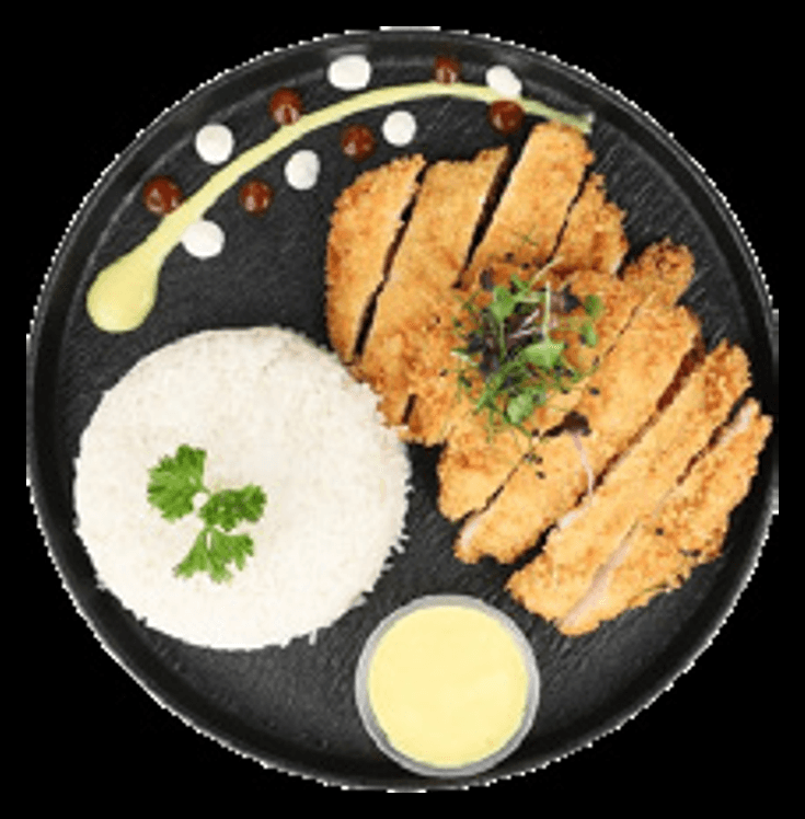 Cilantro Chicken with White Rice