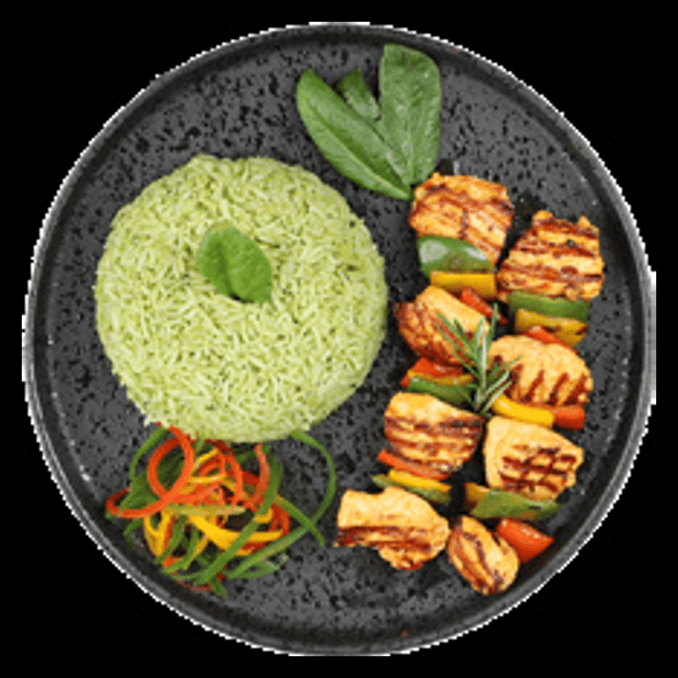 Tandoori Chicken with Broccoli Rice