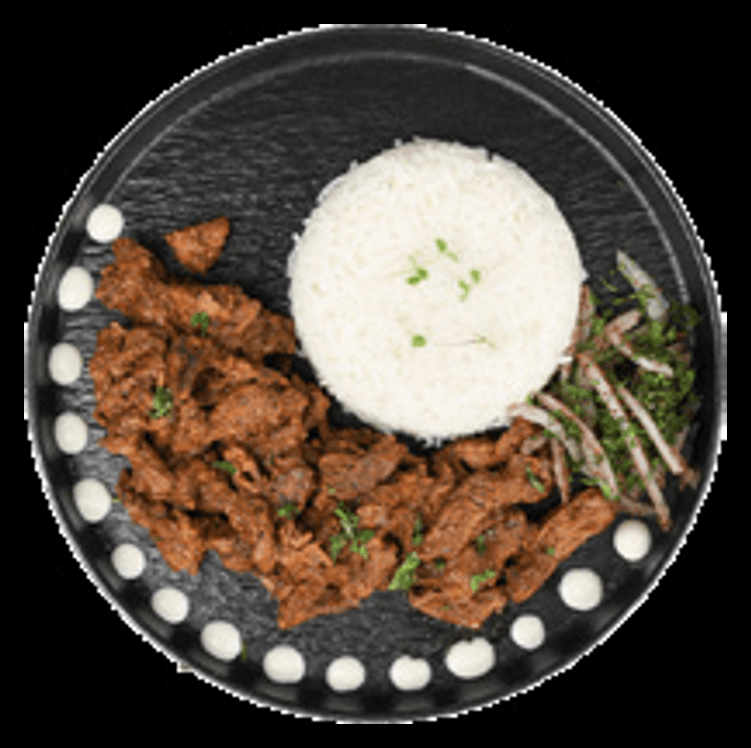 Beef Kebab with White Rice