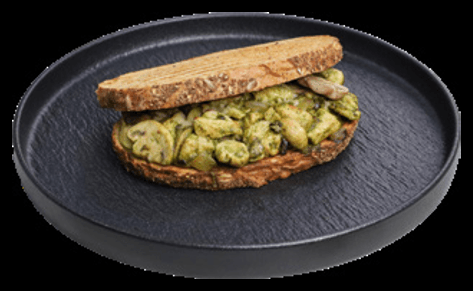 Pesto Chicken Toast