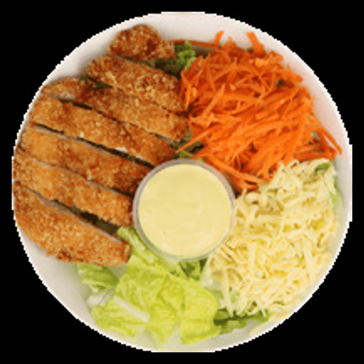 Honey Crispy Salad with Crispy Chicken