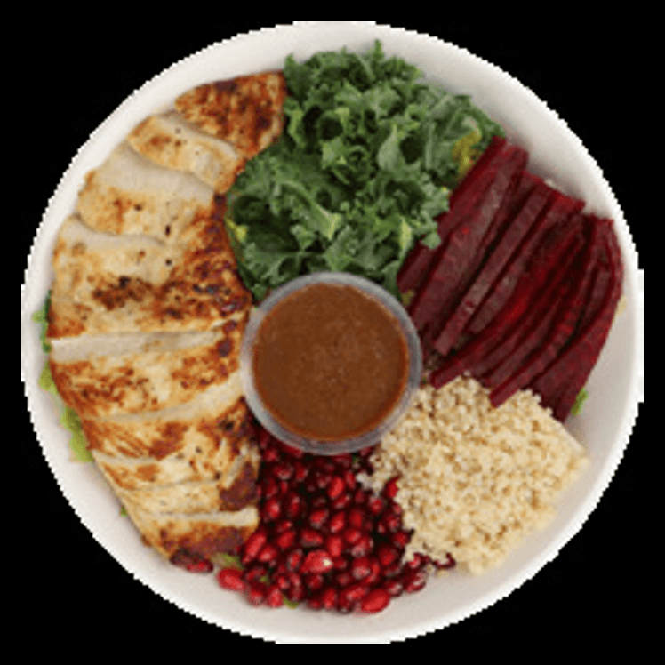 Kale Salad with Grilled Chicken